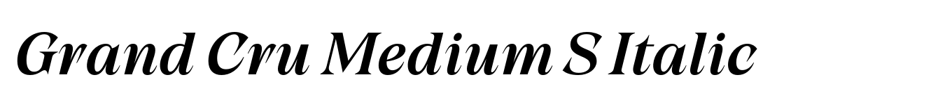 Grand Cru Medium S Italic image